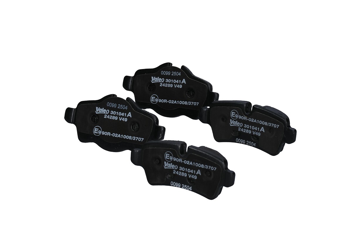 Jeu de 4 plaquettes de frein VALEO ref. 301041A